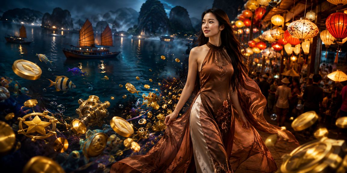 Người dùng tại Hạ Long xem thông tin thanh toán VND trên điện thoại